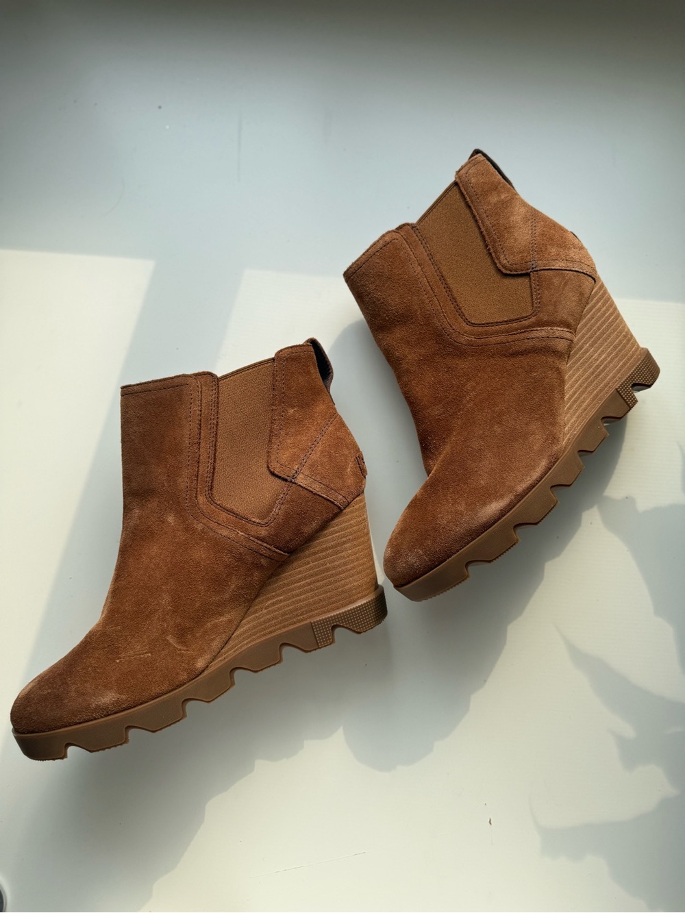 Sorel Joan Uptown Chelsea Boot in Tan Brown